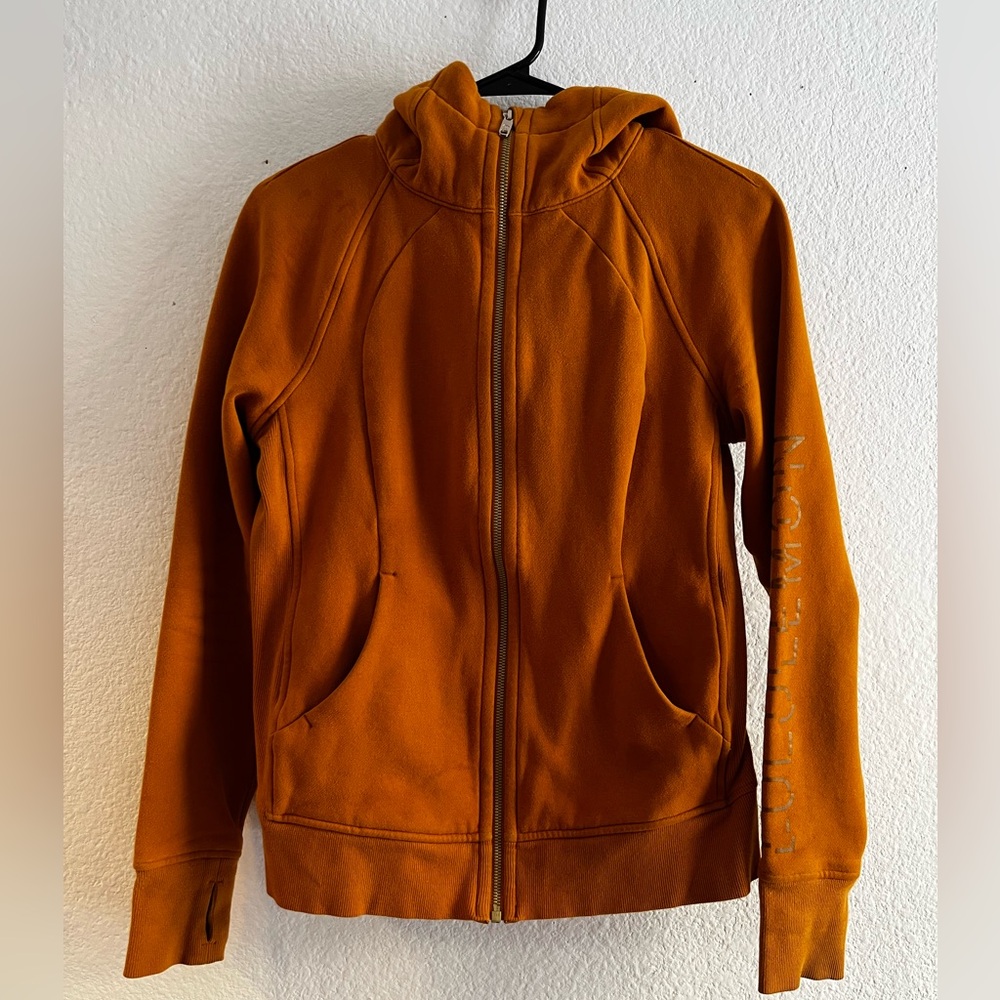 Lululemon | Rare Mustard Scuba Hoodie